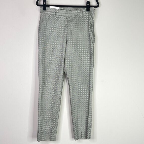 New H&M Print Slim Fit Slacks Pant Women's Size 10 - Picture 11 of 11